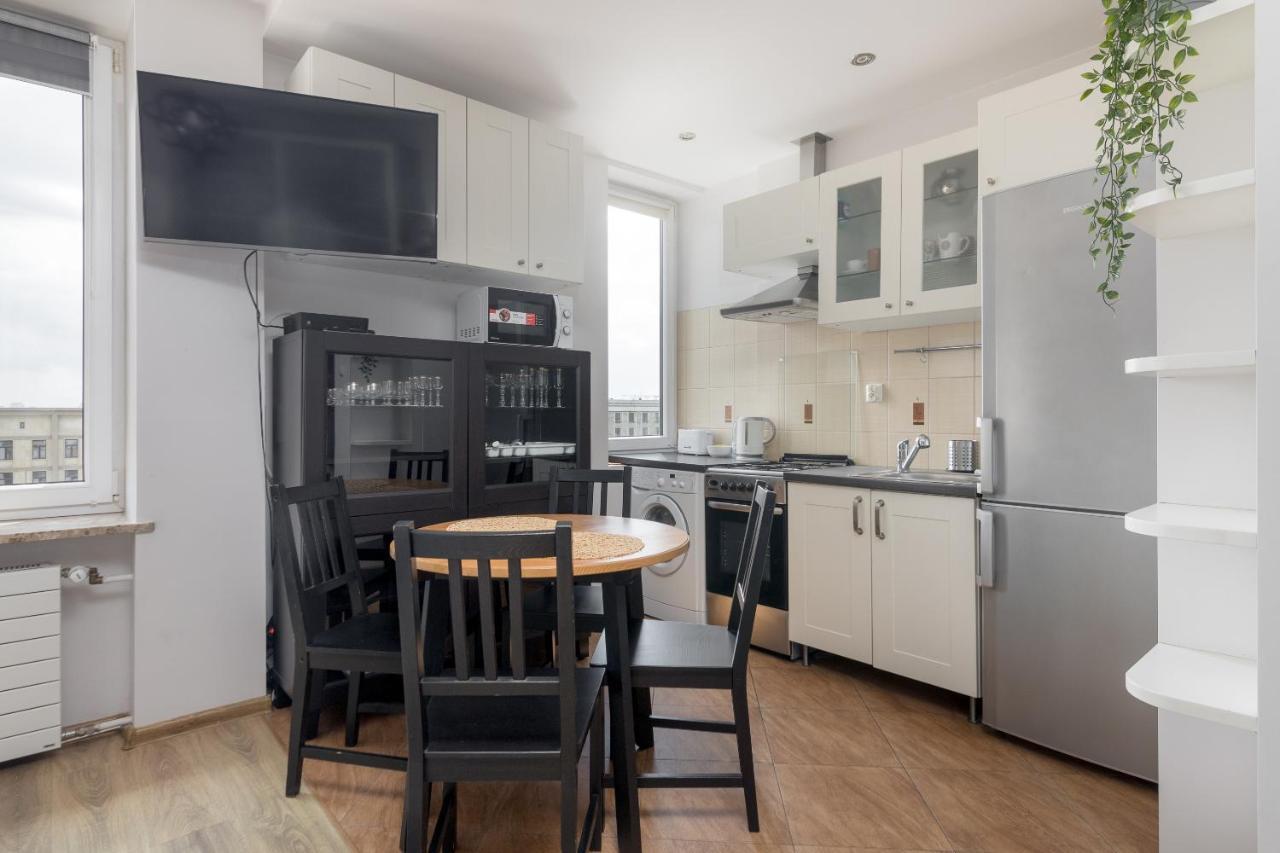 Ferienwohnung Chmielna City View Studio Warschau Exterior foto