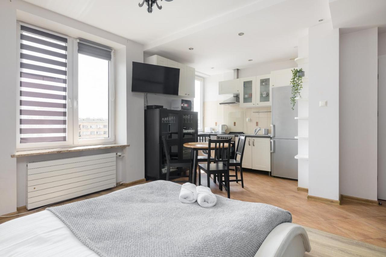 Ferienwohnung Chmielna City View Studio Warschau Exterior foto