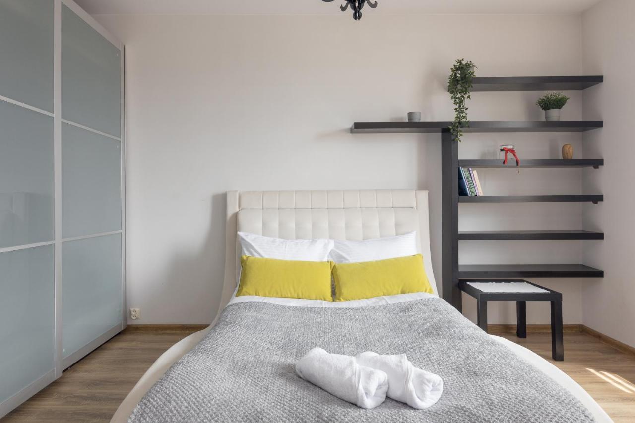 Ferienwohnung Chmielna City View Studio Warschau Exterior foto