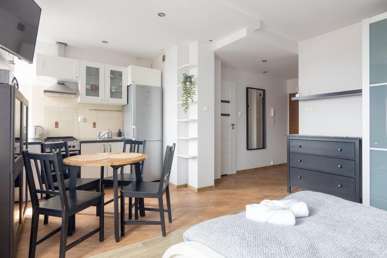 Ferienwohnung Chmielna City View Studio Warschau Exterior foto