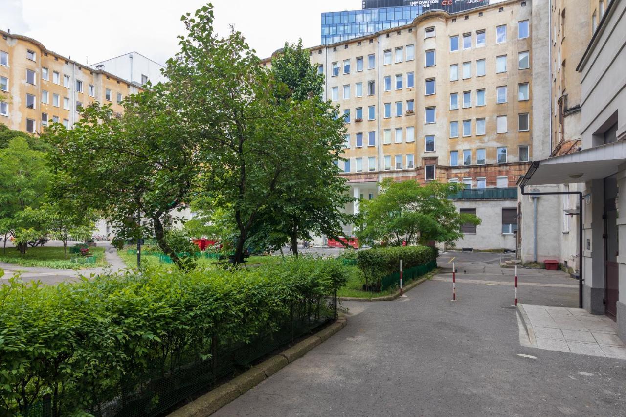 Ferienwohnung Chmielna City View Studio Warschau Exterior foto